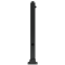 Ornamental bollard | Series 4077B | � 76 mm | foldable, for fixing on plugswith triangular lockwith base plate 100 x 150 mm